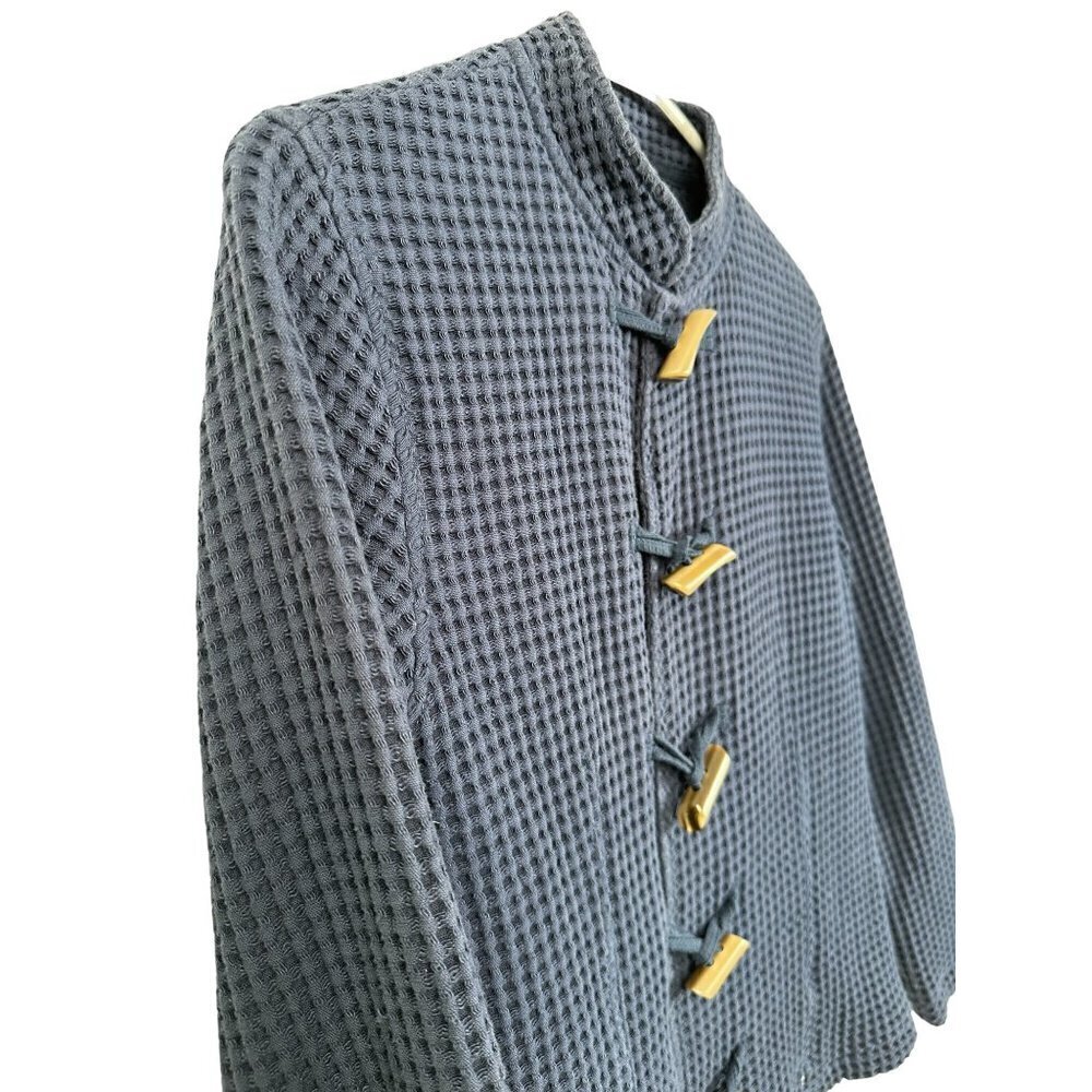 Cabelas, Waffle Weave, Toggle Closure Cardigan, S… - image 4